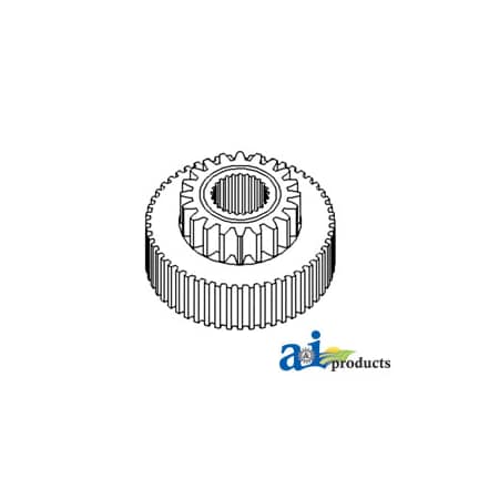 A & I Products Hub, PTO Drive Clutch 4.1" x5" x4.7" A-81879096